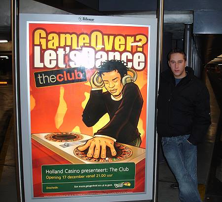 Michael B. noch gezeichnet von der langen Anreise aus Saarbrücken
